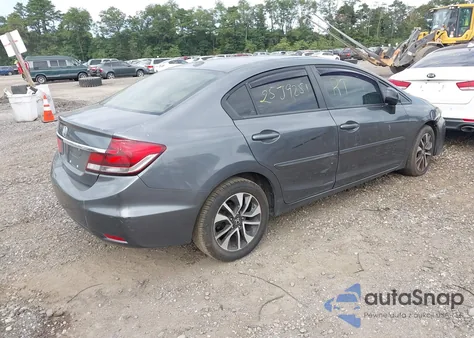 2013 Honda Civic Ex-L z USA, uszkodzony, nr VIN 19XFB2F9XDE218403